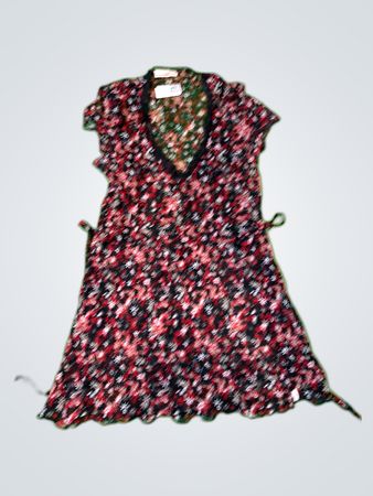 GIN TONIC Floral Wrap Mini Dress