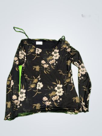s.Oliver Printed Floral Long Sleeve Blouse