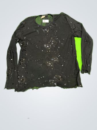 Black Sequined Top