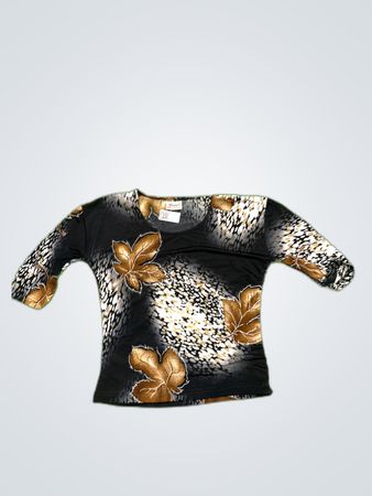 Toma Printed Leaf Blouse