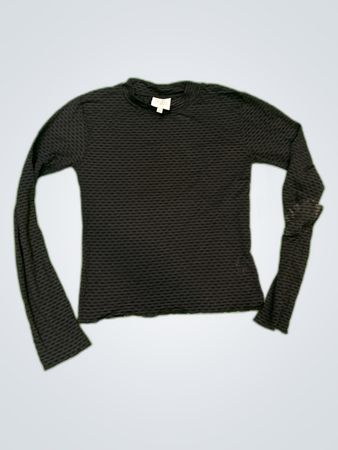 Black Long-Sleeve Top