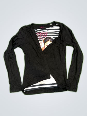 Disney Violetta Black Graphic Cardigan