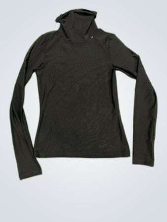 Vero Moda Black Mesh Turtleneck Top