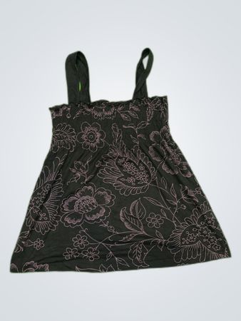 Black Floral Top