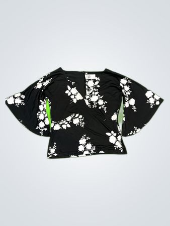 Blouse with Floral Pattern