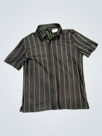 Doramagio Men's Striped Short Sleeve Shirt