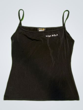 Mango Black Nana Bala Camisole Top