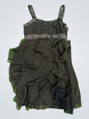 Black Ruffle Chiffon Blouse