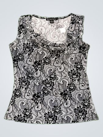 Bechers Brook Lace Sleeveless Blouse