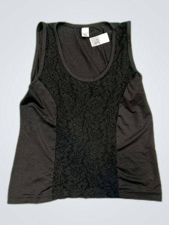 H&M Black Lace Trim Camisole