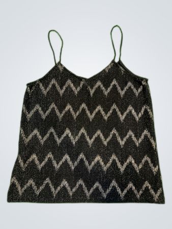 Only Black Zigzag Printed Cami Top