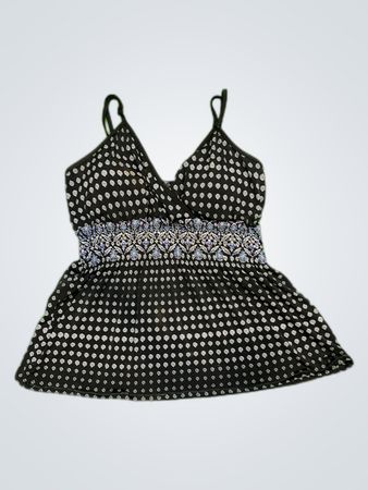 Women's Black and White Romper