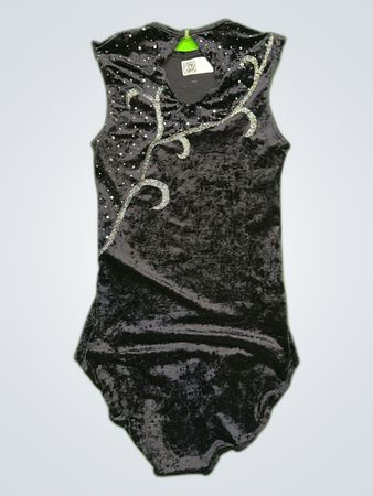 Black Velvet Sequin Bodysuit