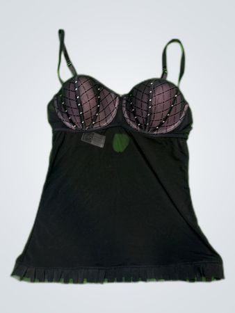 Unbranded Black Lace Camisole Top