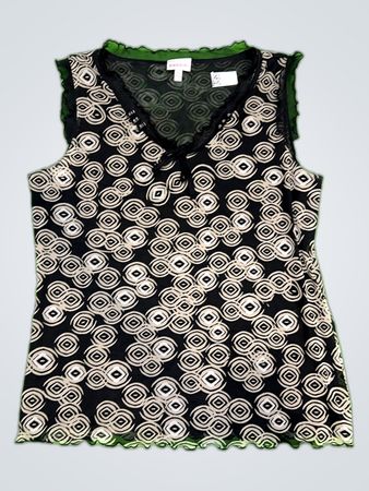 Biaggini Printed Sleeveless Blouse