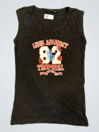 Lush Academy Tropical Graphic Tank Top