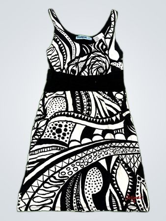 Desigual Printed Sleeveless Mini Dress
