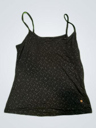 Camaieu Black Dotted Camisole Top