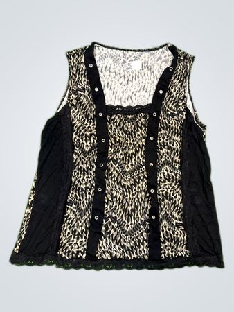 Unbranded Printed Sleeveless Blouse