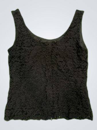 Black Lace Camisole Top