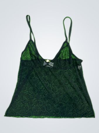 Unbranded Black Lace Camisole Top