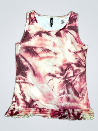 H&M Graphic Palm Print Tank Top