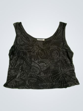 Warehouse Black Printed Camisole Top
