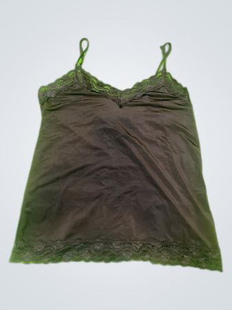 Unbranded Black Lace Trim Camisole