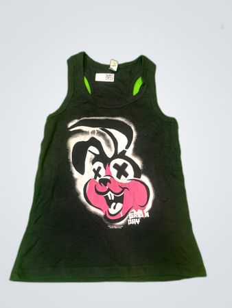 Green Day Graphic Tank Top