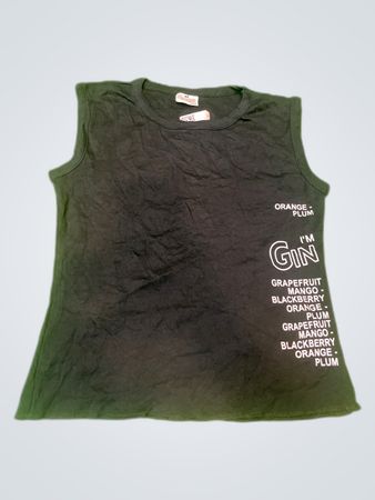 Ginger & Ale Black Graphic Tank Top