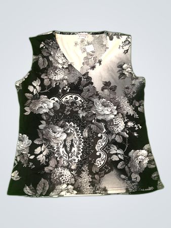 Biagini Printed Sleeveless Camisole Top