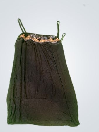 H&M Black Embellished Mini Dress