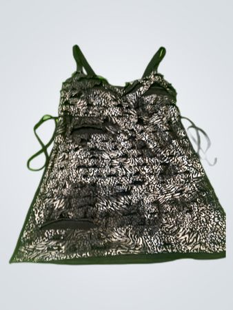 Zara Printed Ruffle Camisole Top