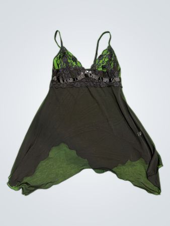 Unbranded Black Lace Slip Dress