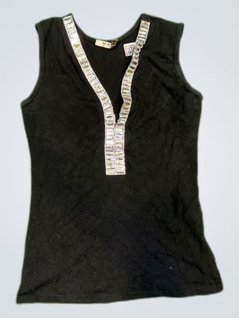 MB21 Collection Black Tank Top