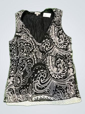 Sure Printed Sheer Blouse