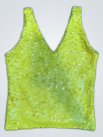 Upcycled Sequin Tank Top