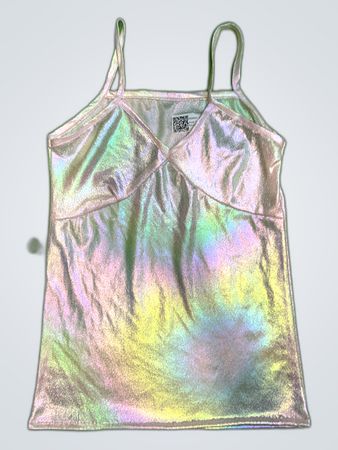 Upcycled Iridescent Cami Top