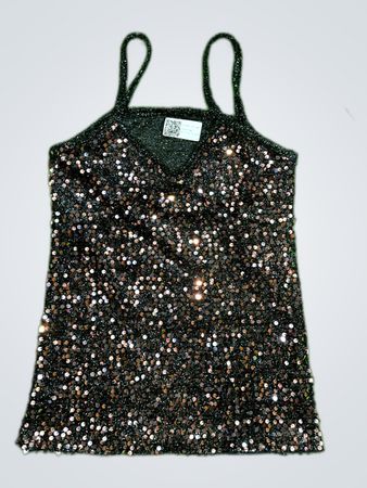 Upcycled Sequined Tank Top