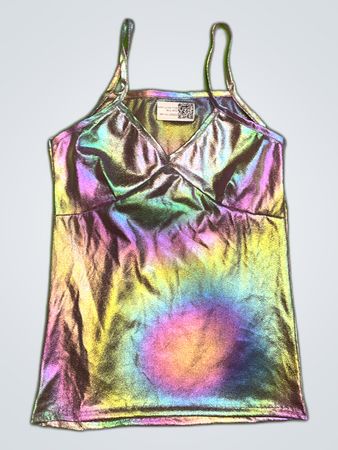 Upcycled Holographic Tank Top