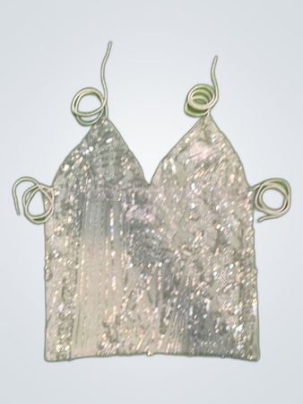 Upcycled Sheer Mesh Bra Top