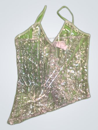 Upcycled Sequin Top