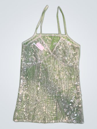 Upcycled Sequined Tank Top