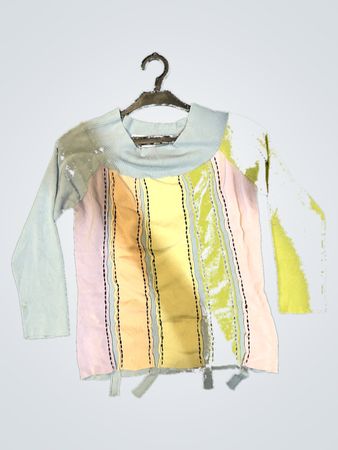 Multicolor Patchwork Sweater