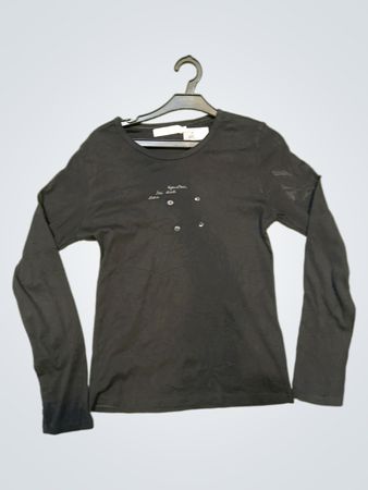 Cache Cache Black Long Sleeve Top