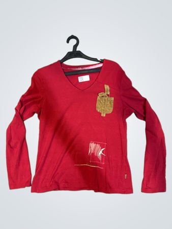 Terre de Marins Red Long-Sleeve Shirt