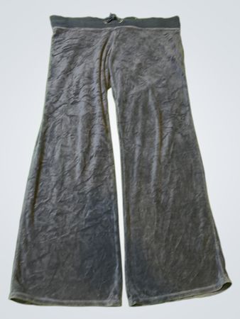 Gray Velour Pants