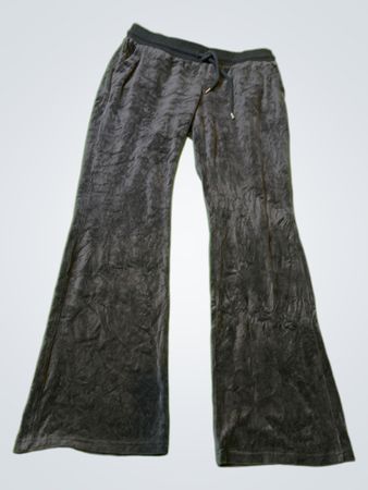 Gray Velour Pants