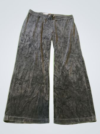 Gray Velour Pants