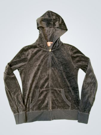 Juicy Couture Black Velvet Hoodie